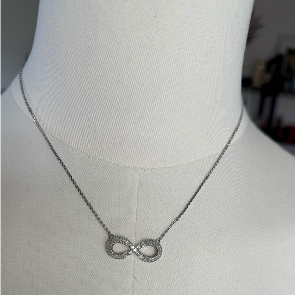 Swarovski Infinity Necklace like NEW with box. ๐ - Picture 2 of 5
